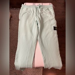 Stone Island Sweatpants (2021 Season) - Men’s XL - Mint Green